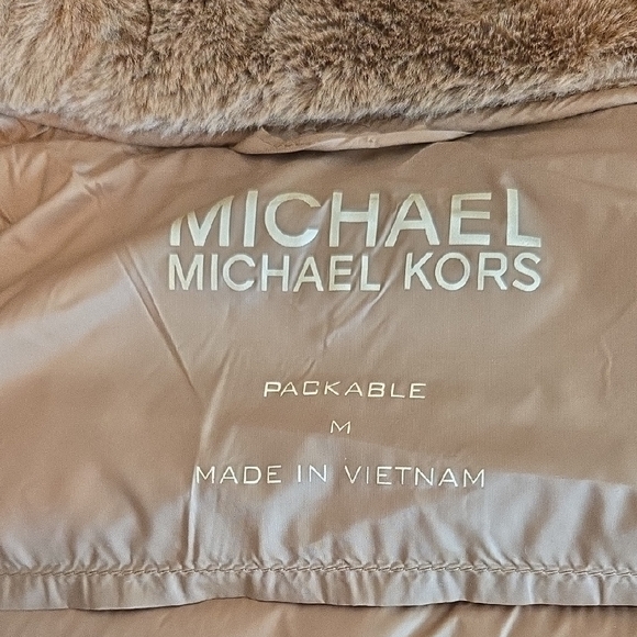 Michael Kors Beige Puffer Jacket - Picture 11 of 13